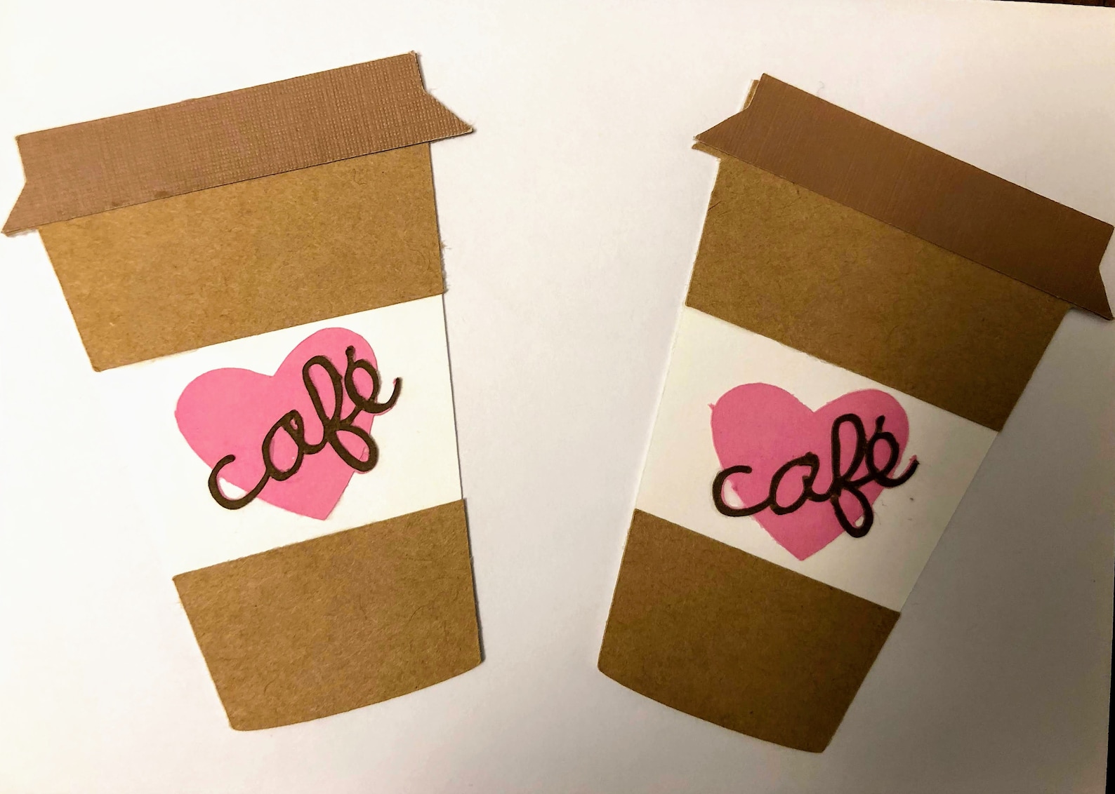 Coffee Die Cut Coffee Cup Scrapbook Decal Cardstock Coffee - Etsy