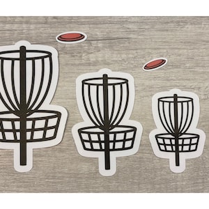 Disc Golf Stickers | Die Cut Stickers | Disc Golf Laptop Stickers | Holographic Disc Golf Sticker | Sports Sticker | Disc Golf Car Sticker
