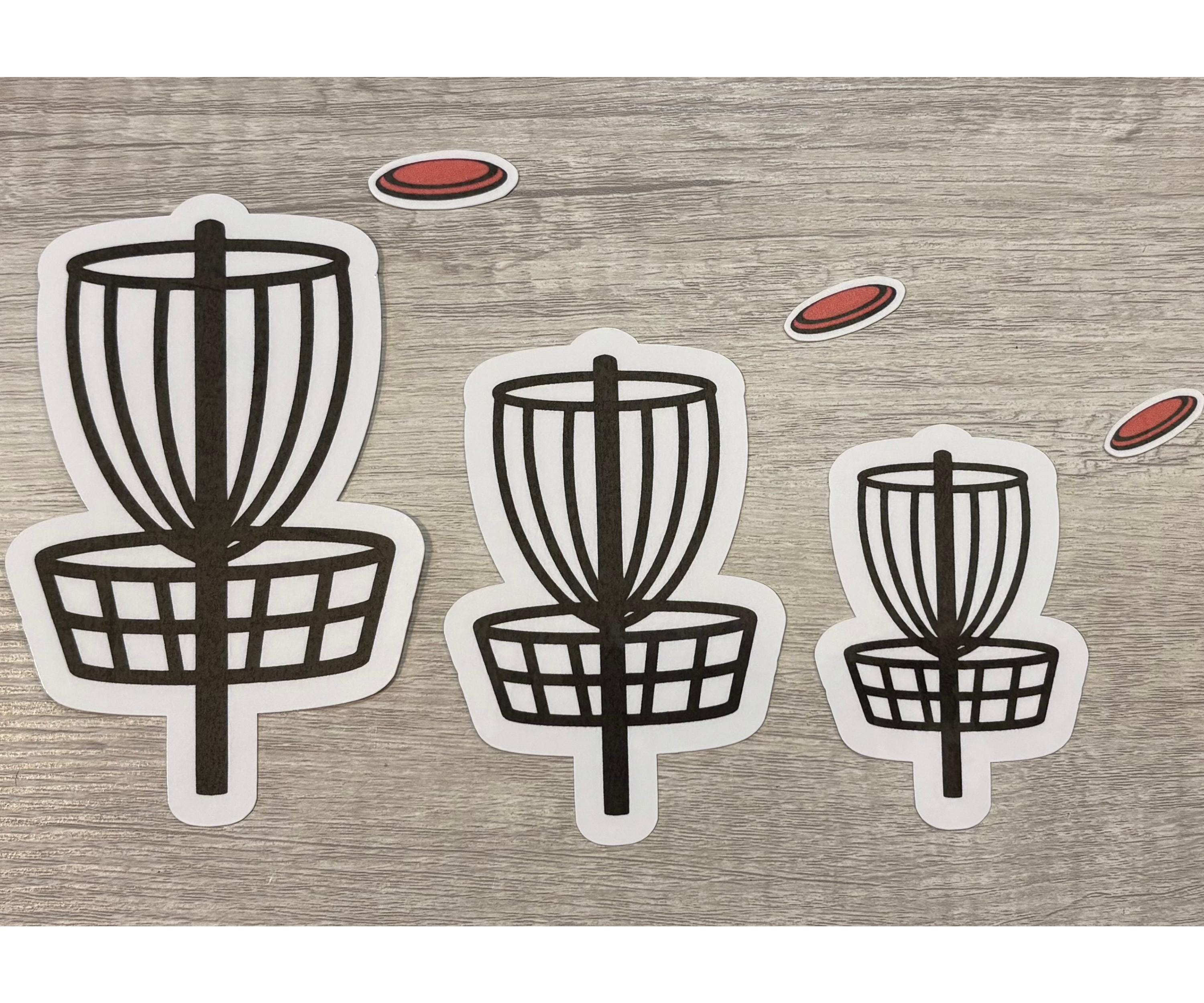 Disc Golf Stickers | Die Cut Stickers | Disc Golf Laptop Stickers ...