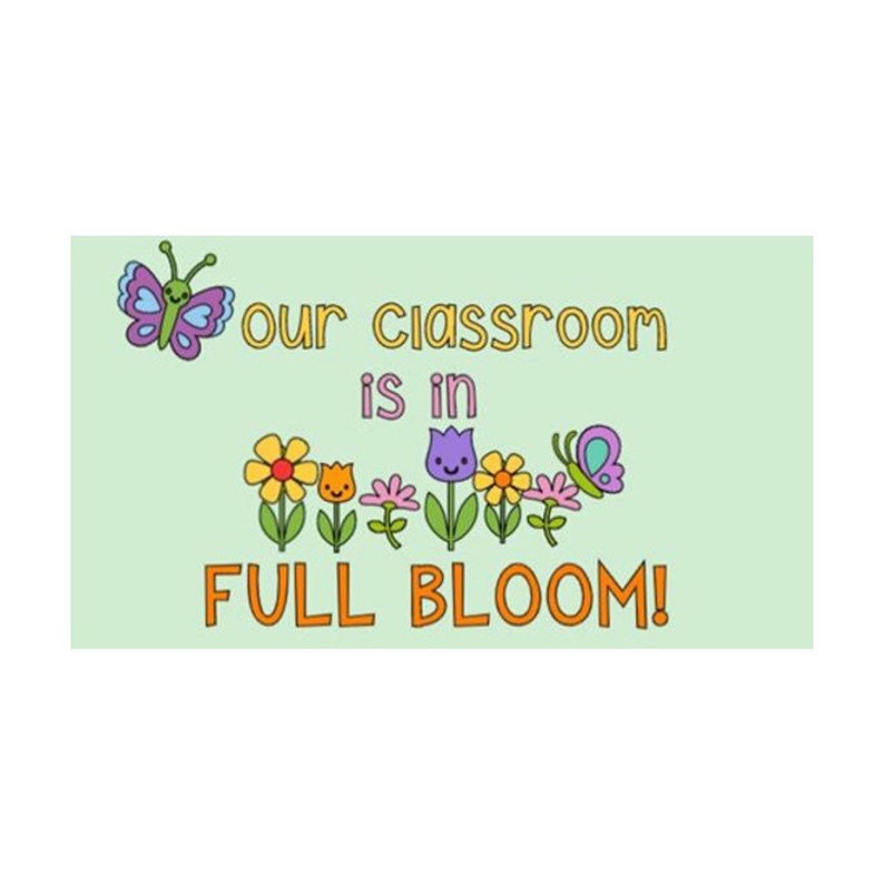 Spring Bulletin Board Teachers School Bulletin Board Cutouts Back to School Bulletin Board Fall Bulletin Board Kit Classroom Decor image 3