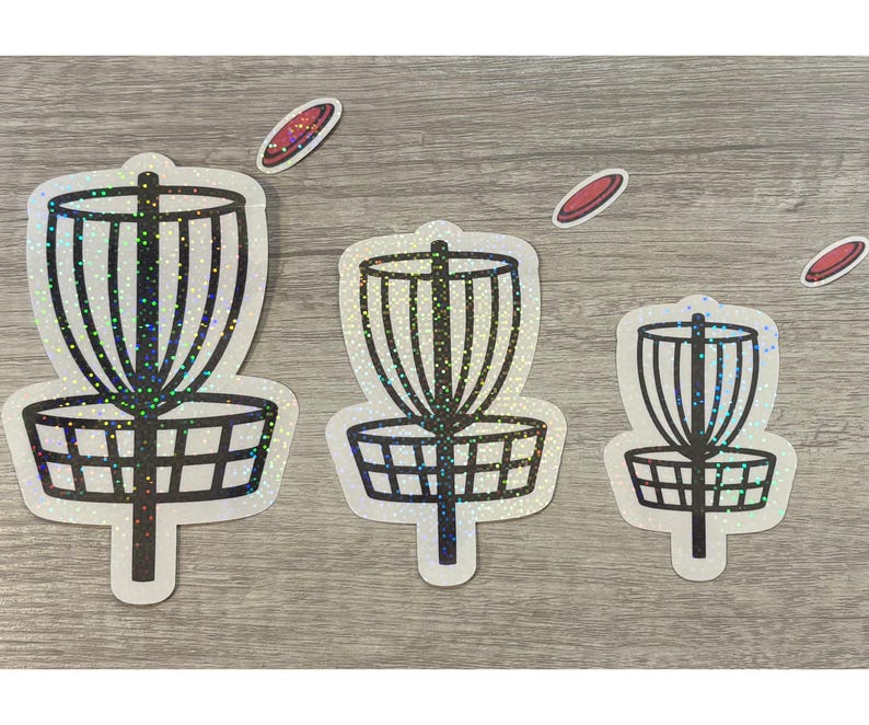 Disc Golf Stickers | Die Cut Stickers | Disc Golf Laptop Stickers ...