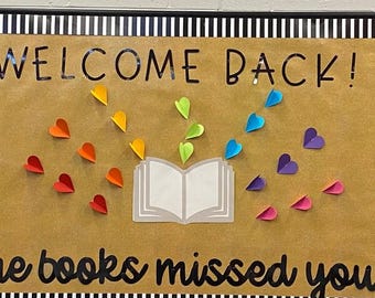 Bulletin Board Letters | Back to School Bulletin Board | Welcome Back Bulletin Board  | Classroom Décor | Classroom Door Decor