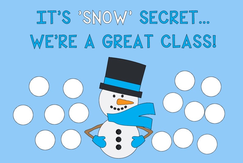 Winter Bulletin Board Kit Teachers School Bulletin Board Etsy