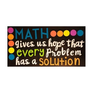 Math Bulletin Board Kit Back to School Bulletin Board Math Classroom Bulletin Board Back to School Bulletin Board Classroom Door image 2