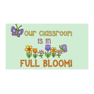 Spring Bulletin Board Teachers School Bulletin Board Cutouts Back to School Bulletin Board Fall Bulletin Board Kit Classroom Decor image 2