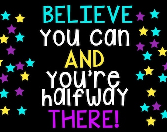 Bulletin Board Letters | Back to School Bulletin Board | Classroom Door Decor | Classroom Decor | Growth Mindset Bulletin Board |