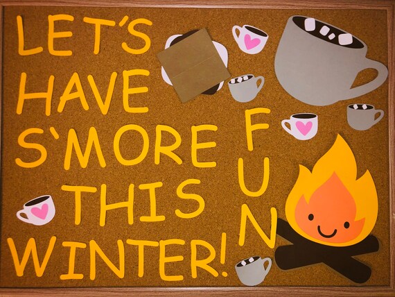 Winter Bulletin Board Kit Teachers School Bulletin Board Etsy