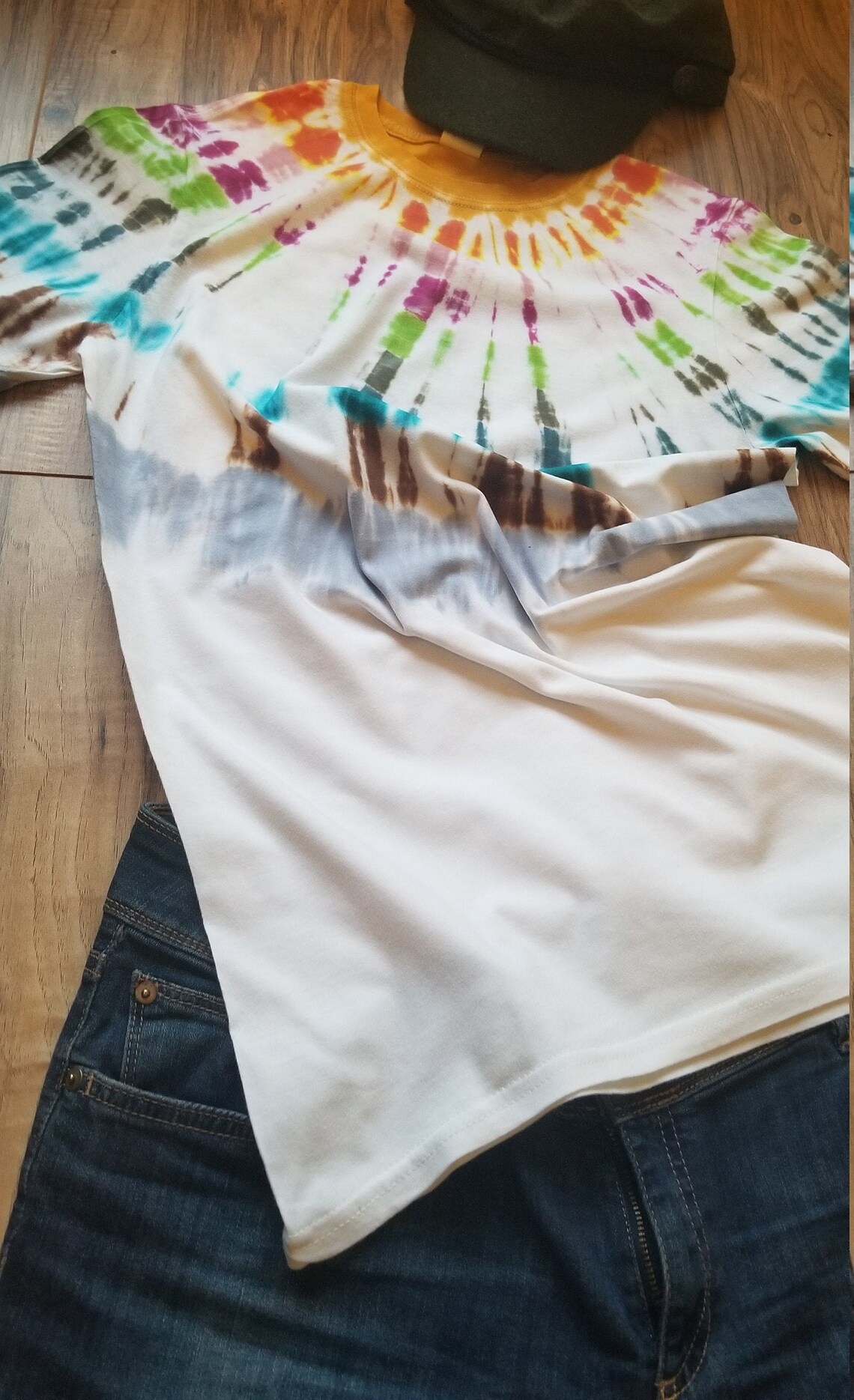 Shibori tie dye tshirt a special touch to your wardrobe Etsy