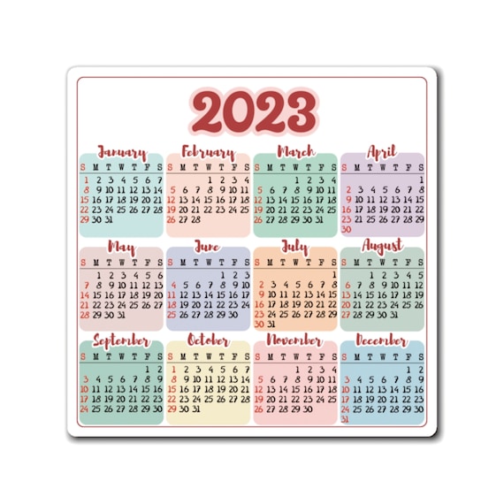 cafe Raffinaderij Garantie Kalender Magneten 2023 Magneet Koelkast Koelkast 6 7 of 85 - Etsy Nederland