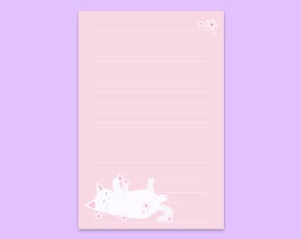 To Do List Notepad, Grocery List, Cat Mom Gift, To Do List, Stationery Gift, Cat Memo Pad, Mom Christmas Gift, Kawaii Notepad