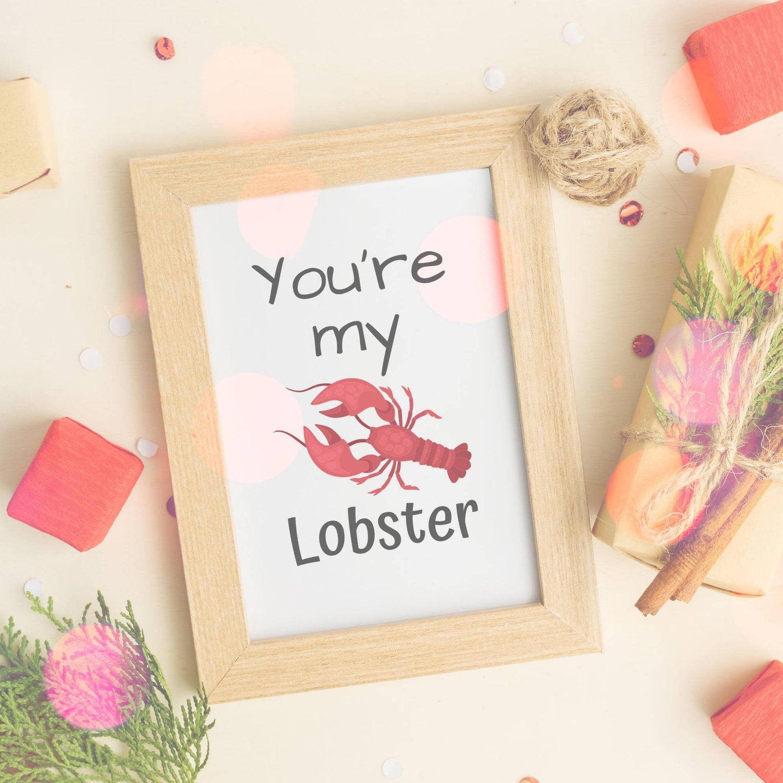 You're My Lobster Lobster Art Print Friends TV Show | Etsy