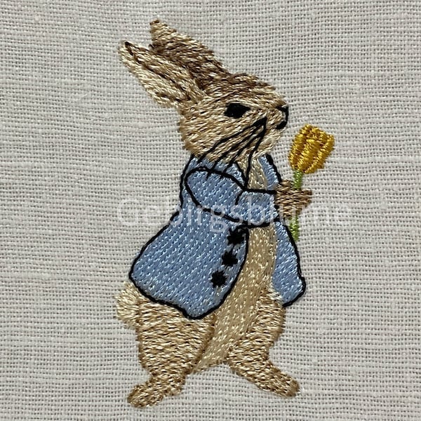 Embroidery Machine Design Rabbit Etsy