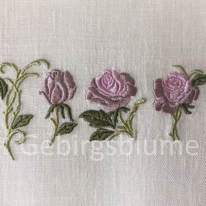 Mini roses embroidery design Instant download
