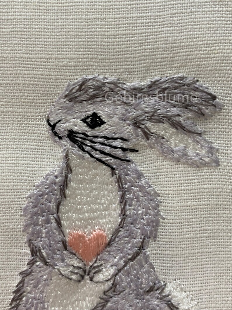 Ellie Rabbit Ellie Rabbit Machine Embroidery Design Collection Lavender Rabbit Size ...