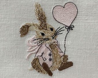 【CPGN STUDIO】Over thinking Rabbit Embroidery S/S T Whimsical Bunny
