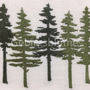 Forest Pine Embroidery Design Instant Download