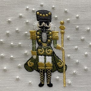 Nutcracker Machine Embroidery Design Size H3.41*W3.60in