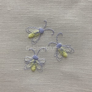 Firefly Machine Embroidery Design Mini Embroidery Glow in the Dark - Etsy