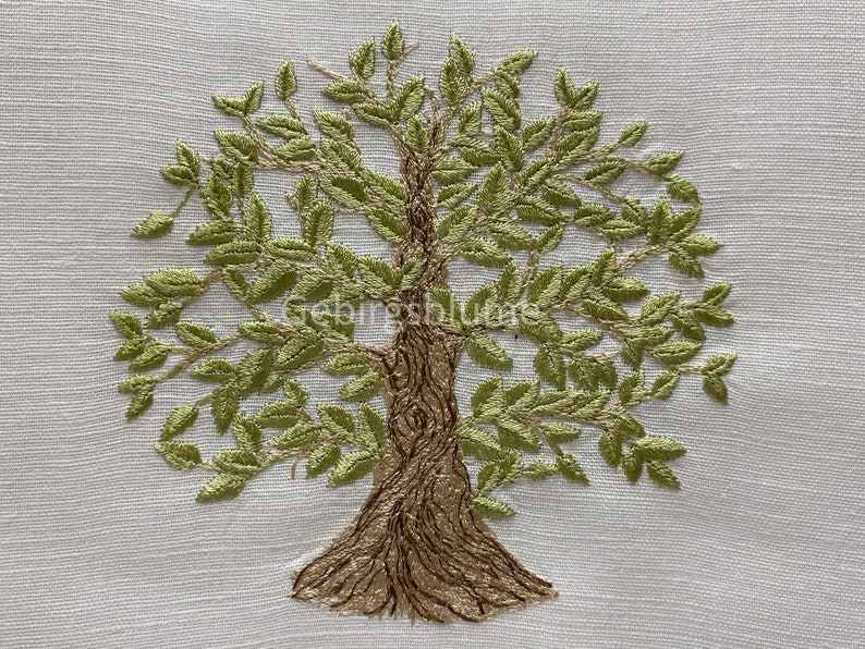 Tree of Life Embroidery Design Spring Machine Embroidery Instant ...