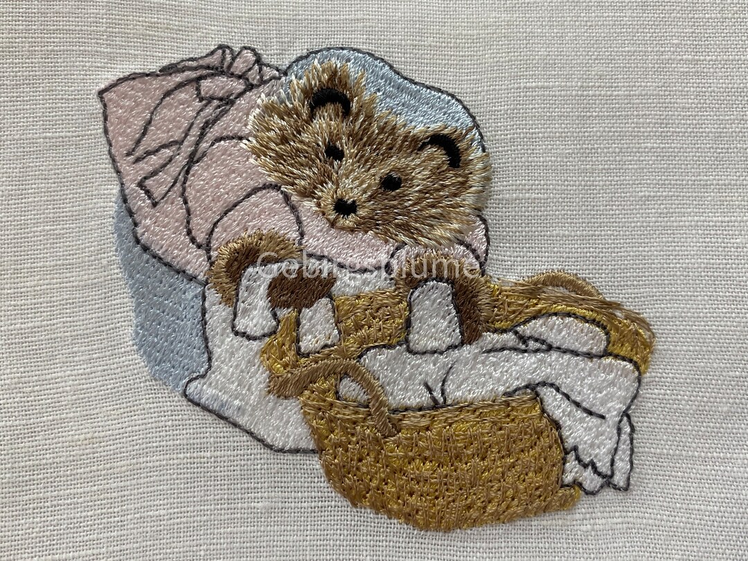 Peter Rabbit Machine Embroidery Design Madame Piquedru Size H3.14*w3.23 ...