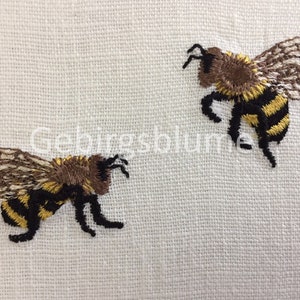 Motif de broderie mini abeille Broderie à la machine