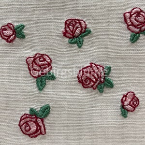 Mini rose embroidery design 7 Embroidery Design Mini roses  & 3 SIZES Machine Embroidery design