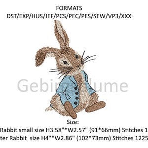 Peter Rabbit Embroidery Design Digital Download Beatrix Potter - Etsy