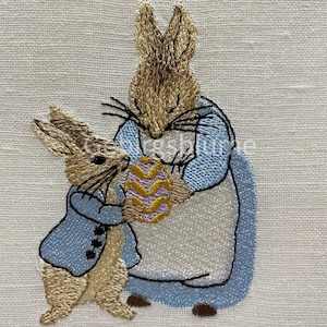 Easter Rabbit Machine Embroidery Design