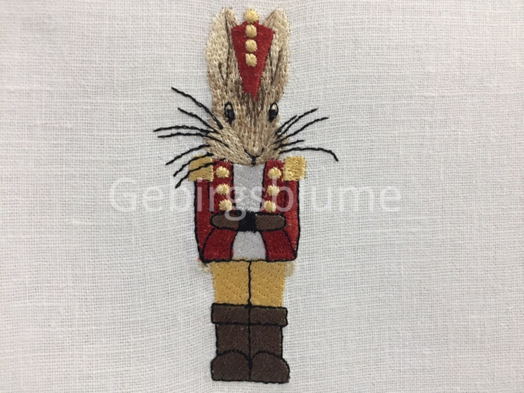Peter Rabbit Embroidery Design Nutcracker Embroidery Design Instant ...