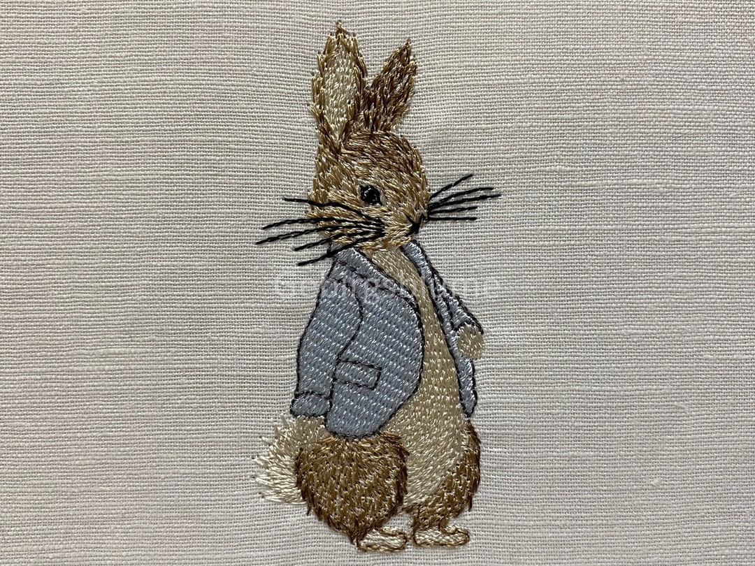 Peter Rabbit Machine Embroidery Design ONE Size H3.80w1.83in - Etsy