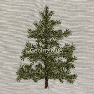 Christmas Tree Machine  embroidery design  Instant Download Digital File