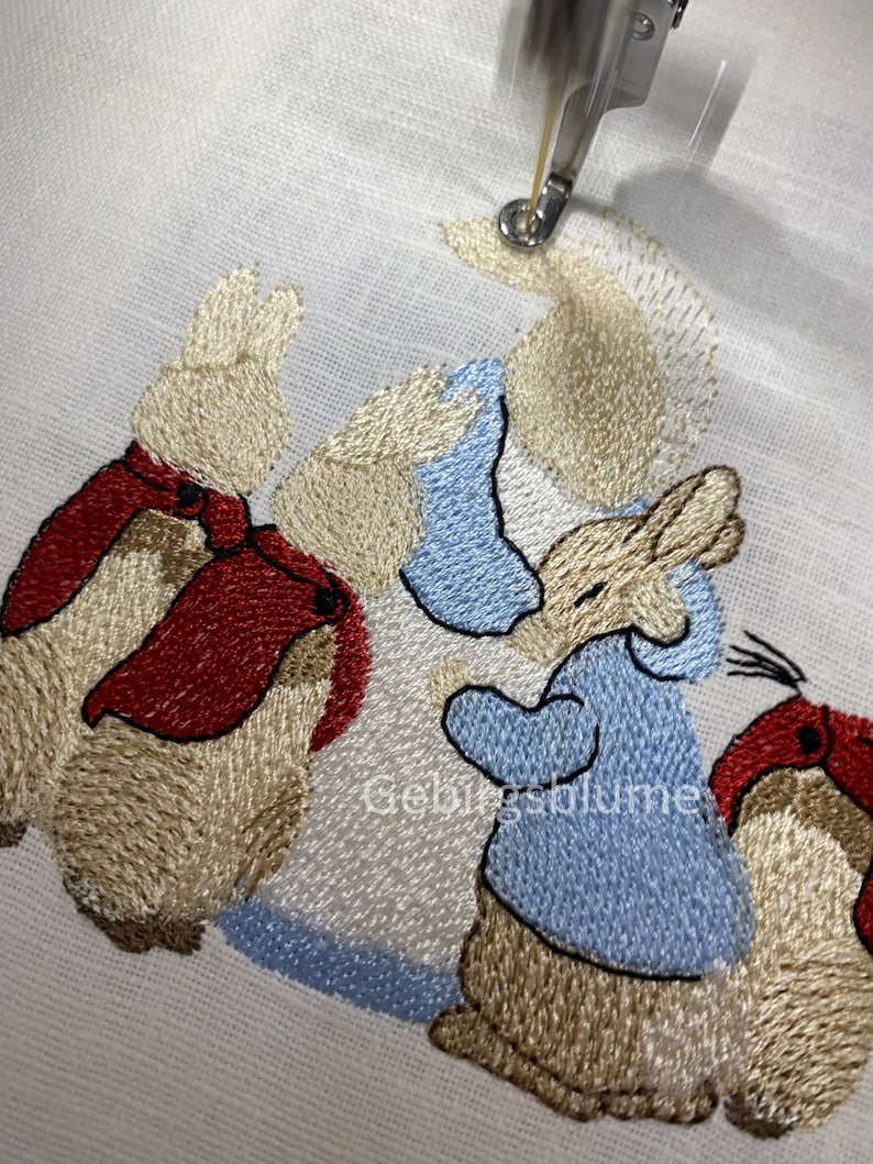 Peter Rabbit Embroidery Design Digital Download Machine - Etsy