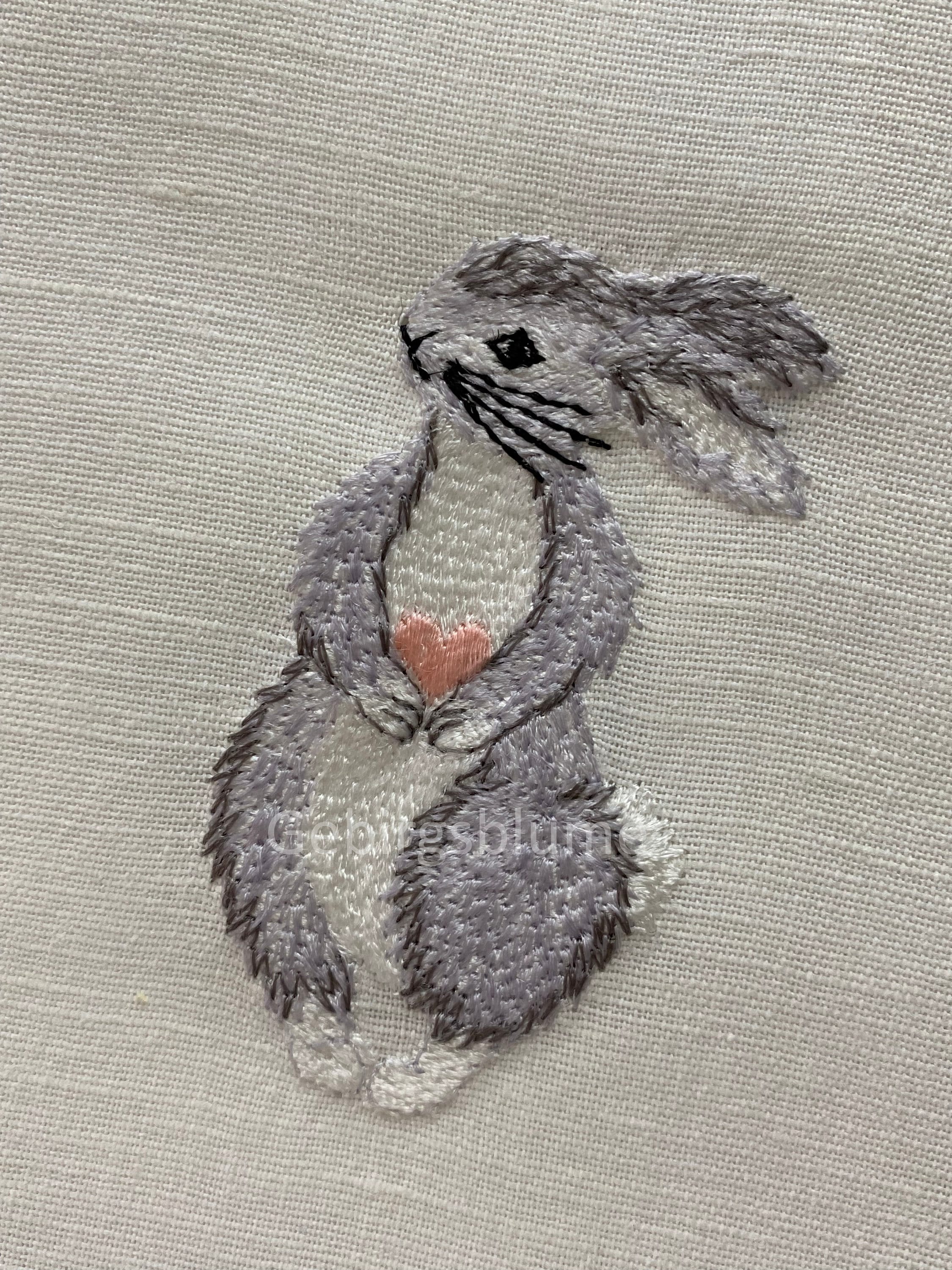 Ellie Rabbit Machine Embroidery Design Collection Lavender