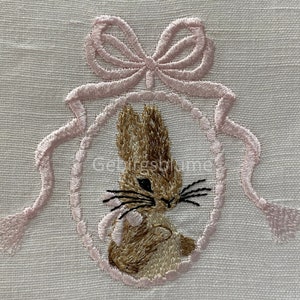 Motif de broderie Machine lapin de Pâques pour cerceau 4 4 taille H3,34 W3,74 po image 1