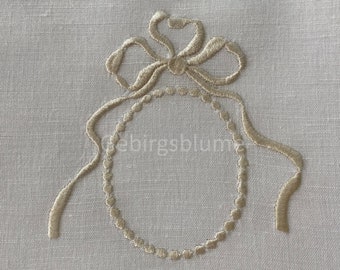 Monogram Frame embroidery design Instant download