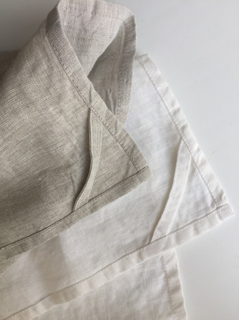 Natural Linen Towels Withs Fringed Pure Linen Towel/tea Towel | Etsy