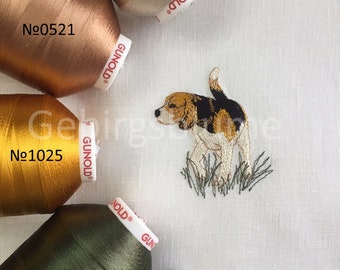 ビーグル犬の刺繍アート il_340x270.3900609698_8d31.jpg