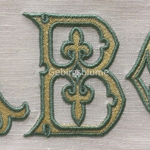 Monogram 4 Machine Embroidery 124 Designs (capitals, Lower
