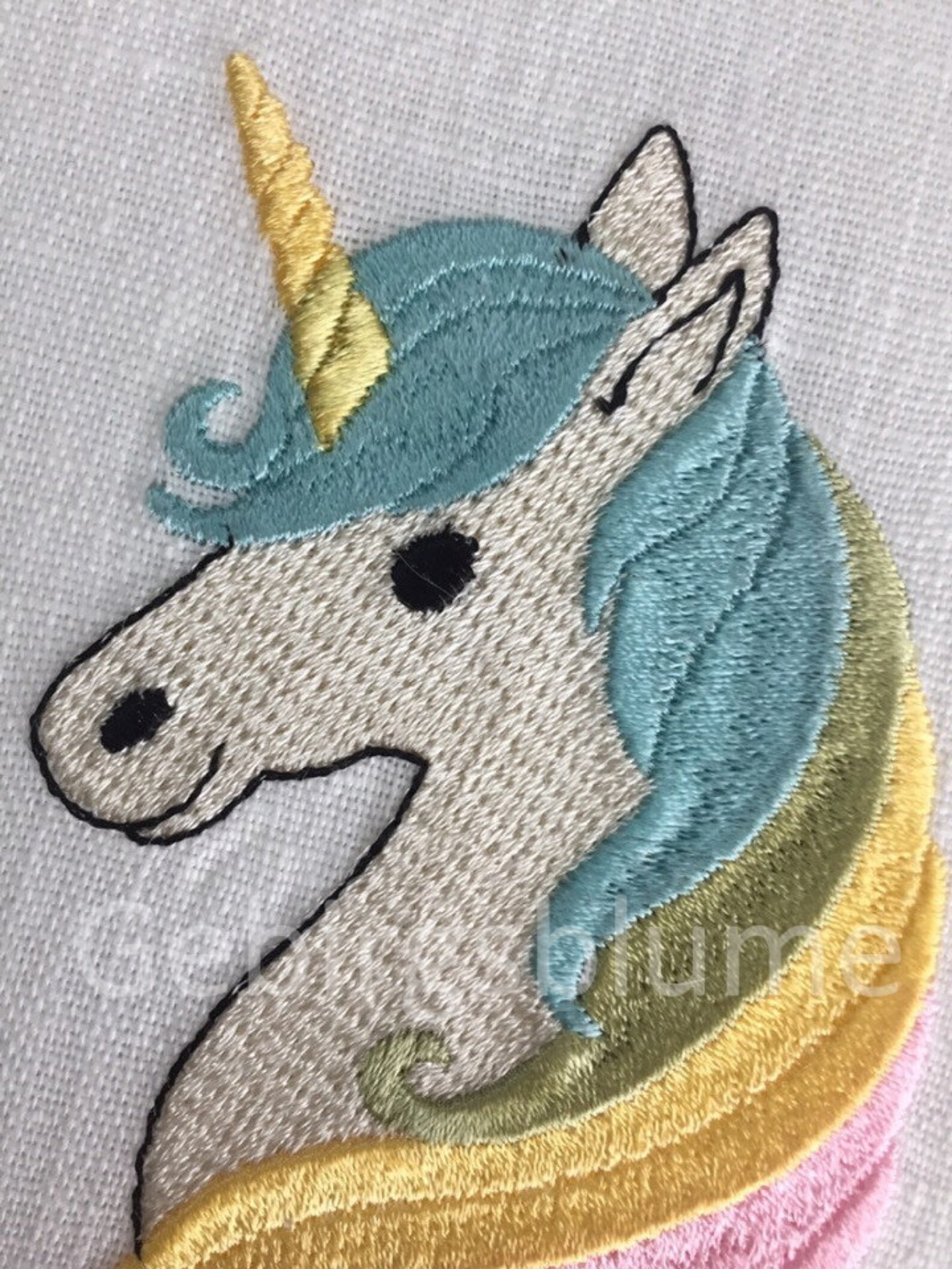 Unicorn Embroidery Design Unicorn Face Magical Embroidery | Etsy