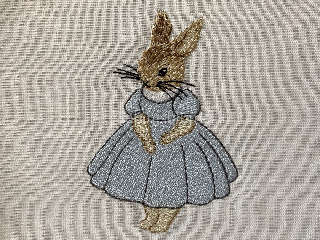 Peter Rabbit Machine Embroidery Design ONE Size H3.80w2.56in - Etsy