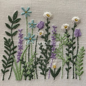 Wildflowers Machine Embroidery Design
