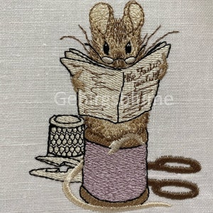 Mouse Machine Embroidery Design