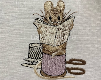 Mouse Machine Embroidery Design