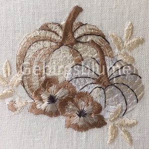 Pumkin embroidery design Autumn Machine embroidery file Instant download