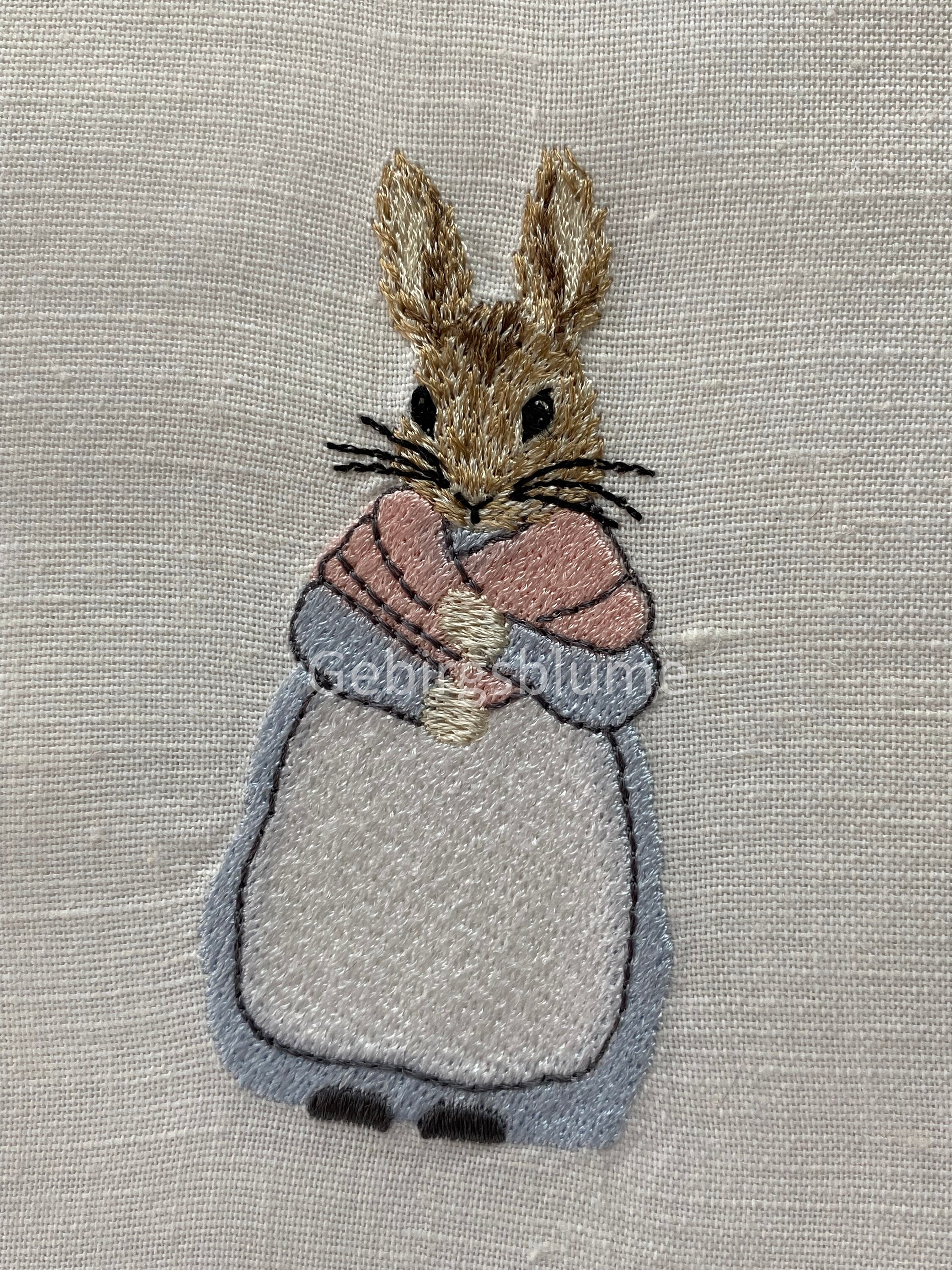Standing Rabbit Embroidery Design Rabbit Machine Embroidery Design for Hoop 4*4 Size H3.65*w1.68in - Etsy