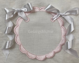 Bunting Banner embroidery Scalloped Edge Birthday Banner Bunting Flag In the Hoop Machine Embroidery Design ITH embroidery