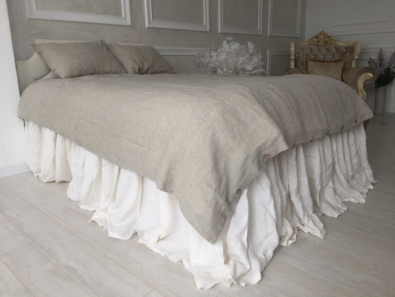 Linen Duvet Cover With a Fastener on Buttons. ONE or SET With Etsy