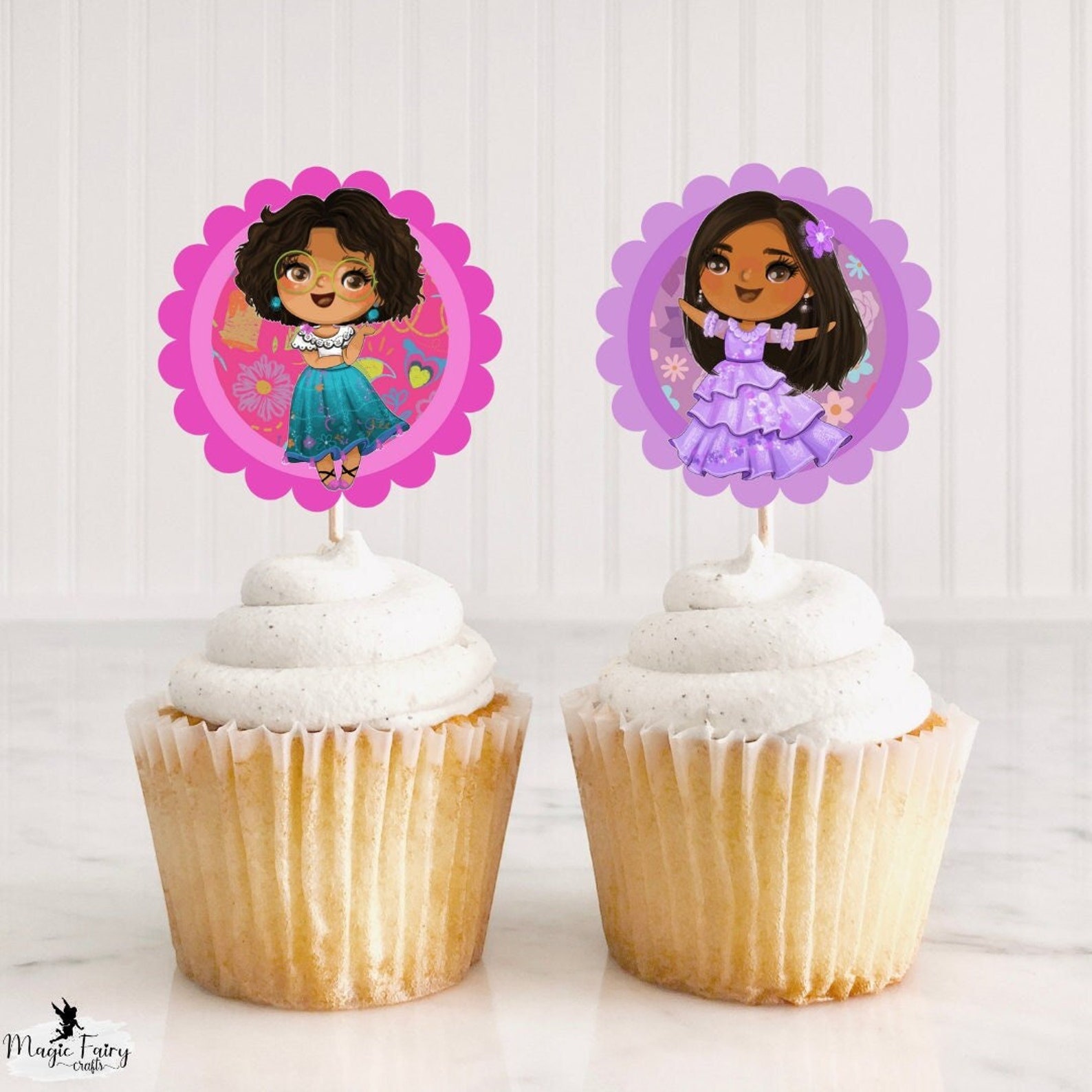 Encanto Cupcake Topper Isabela Luisa Antonio Mirabel Etsy