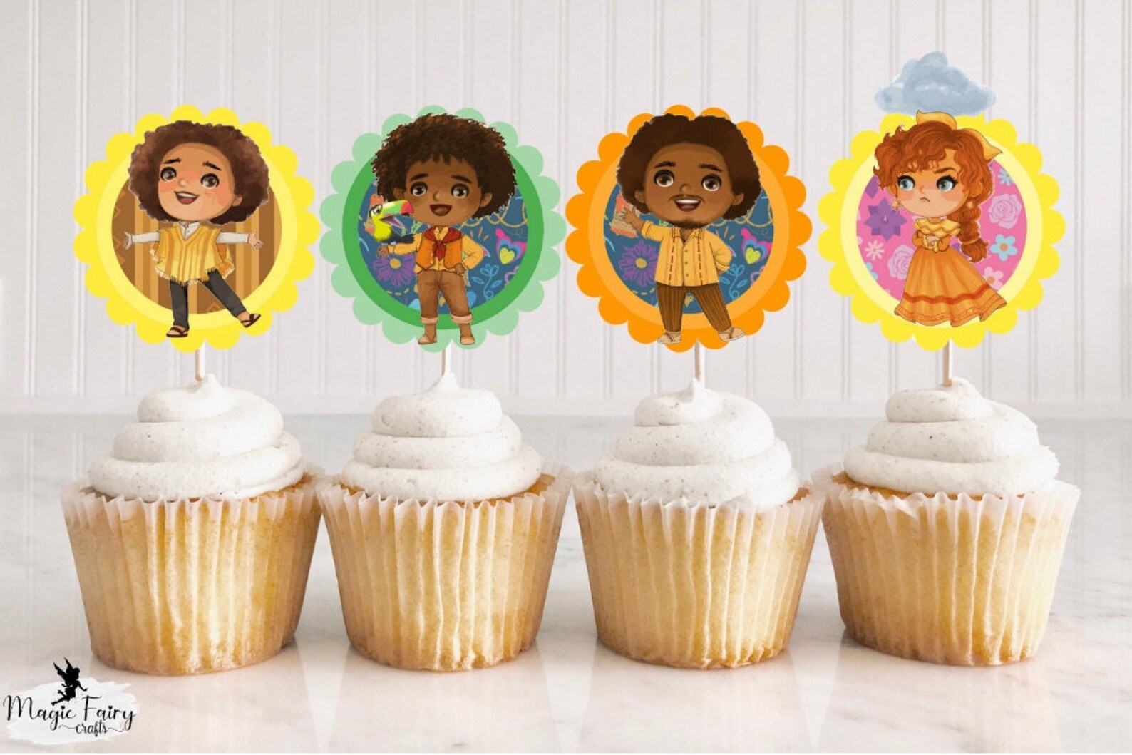 Encanto Cupcake Topper Isabela Luisa Antonio Mirabel Etsy