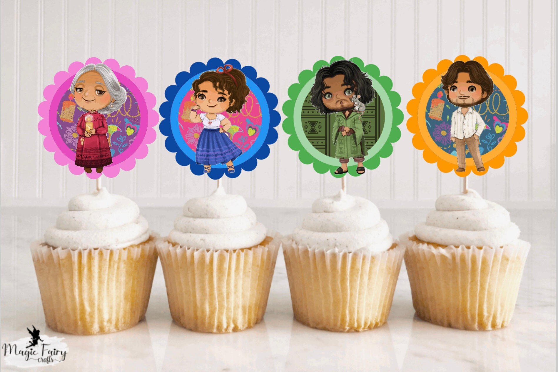 Encanto Cupcake Topper Isabela Luisa Antonio Mirabel Etsy